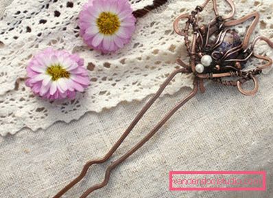 acconciature con forcine lunghe