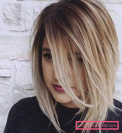 balayazh su capelli lisci