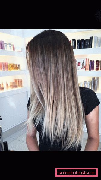 balayazh su capelli lisci