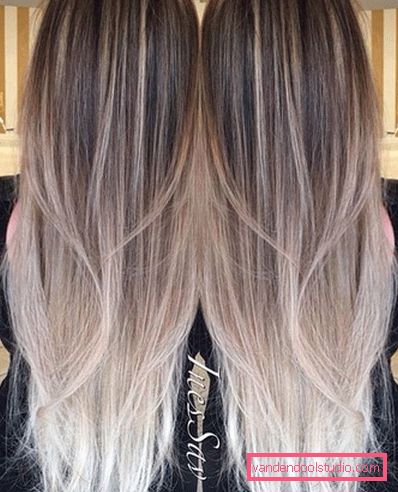 balayazh su capelli lisci