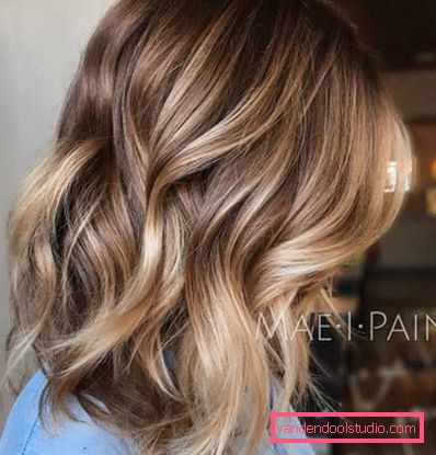 baloyazh su capelli scuri medi