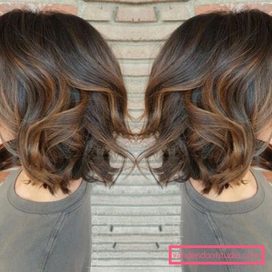 baloyazh su capelli scuri medi