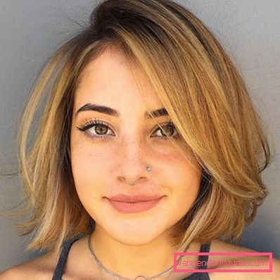 bob piazza su capelli radi sparpagliati