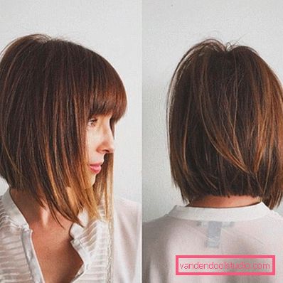 bob piazza su capelli radi sparpagliati