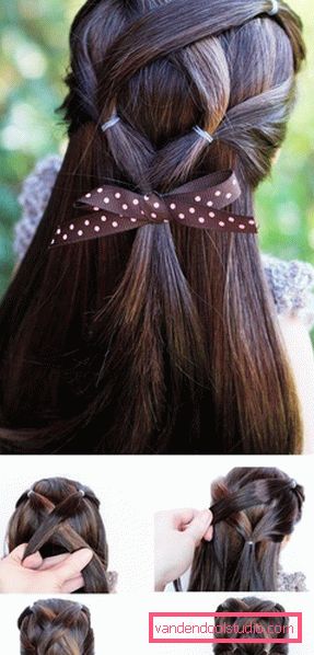 acconciature chiare per te stesso in 5 minuti a scuola per capelli lunghi