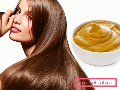 maschere per capelli con senape contro la caduta