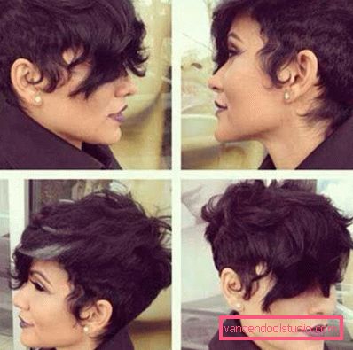 Taglio di capelli Pixie per capelli ricci