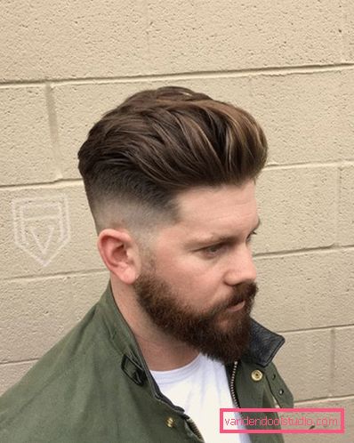 taglio di capelli maschile sottosquadro