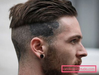 taglio di capelli maschile sottosquadro