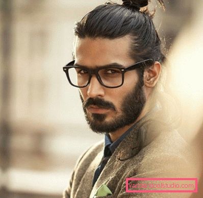 Acconciature da uomo per una faccia stretta con un naso lungo