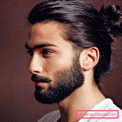 Acconciature da uomo per una faccia stretta con un naso lungo