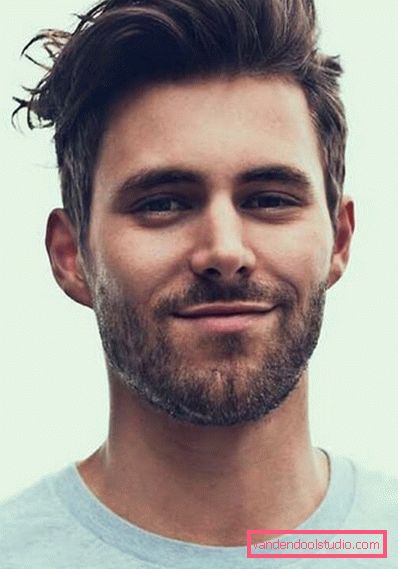 Acconciature da uomo per il viso allungato