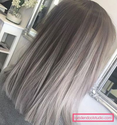 Ombre su bob caret con allungamento