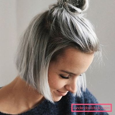 Ombre su bob caret con allungamento