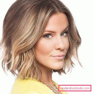Ombre su bob caret con allungamento