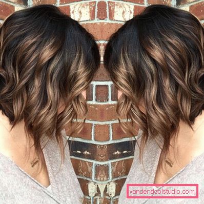 Ombre su bob caret con allungamento
