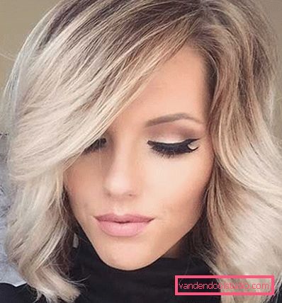 Ombre su bob caret con allungamento