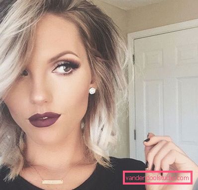 Ombre su bob caret con allungamento