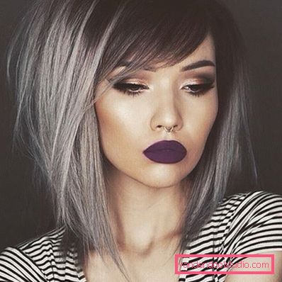 Ombre su bob caret con allungamento