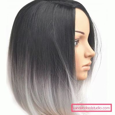 Ombre su bob caret con allungamento