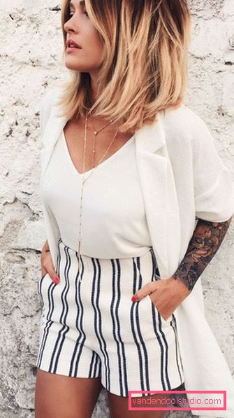 Ombre su bob caret con allungamento