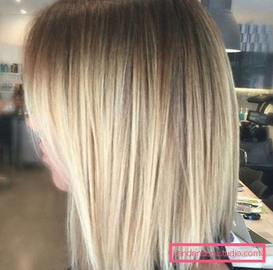 Ombre su bob caret con allungamento