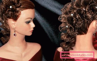 Trecce traforate per capelli lunghi