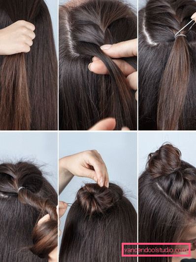 Acconciature con trecce francesi