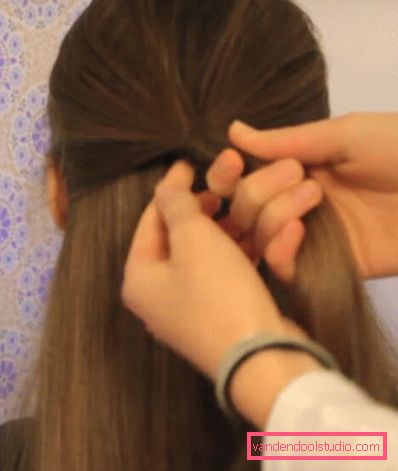 Gomma treccia passo dopo passo