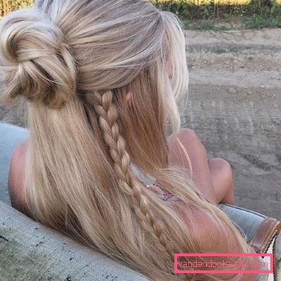 Malvina con le trecce