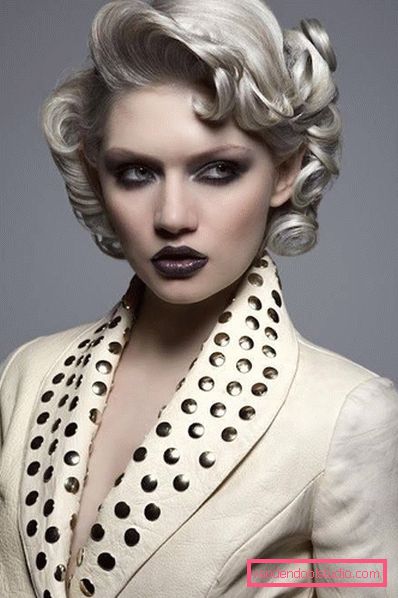 Acconciature da pin-up per capelli corti