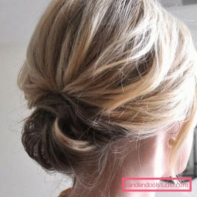 acconciature con forcine su capelli medi