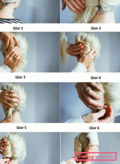 acconciature con forcine su capelli medi