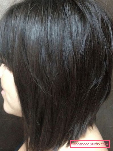 asimmetria di tagli di capelli per donne piene