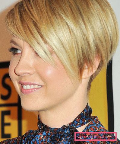 asimmetria di tagli di capelli per donne piene