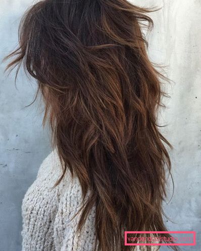 taglio di capelli per capelli lunghi