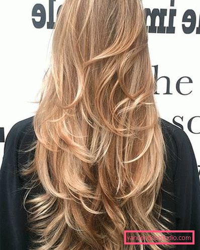 taglio di capelli per capelli lunghi
