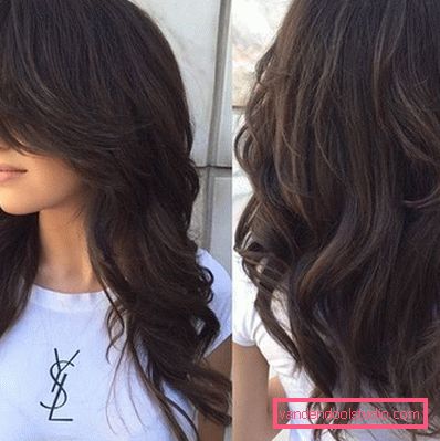 taglio di capelli per capelli lunghi