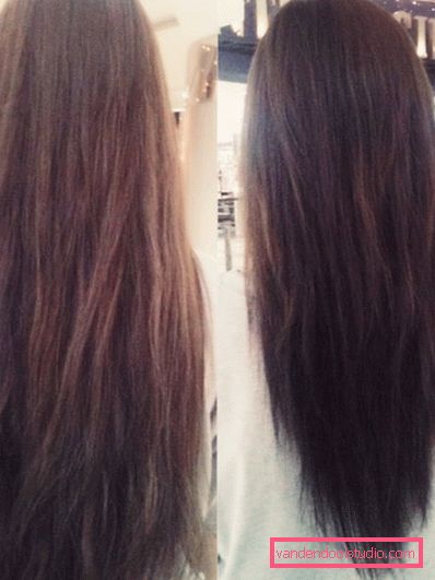 Haircut Fox tail per capelli lunghi