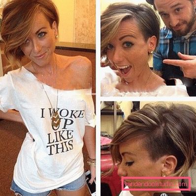 shatush su capelli corti scuri