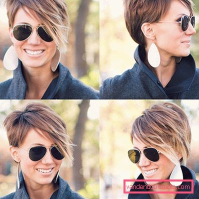 shatush su capelli corti scuri