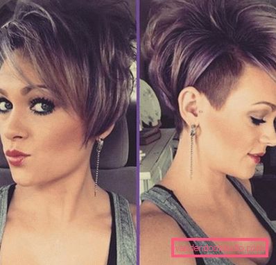 shatush su capelli corti scuri