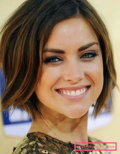 shatush su capelli corti scuri