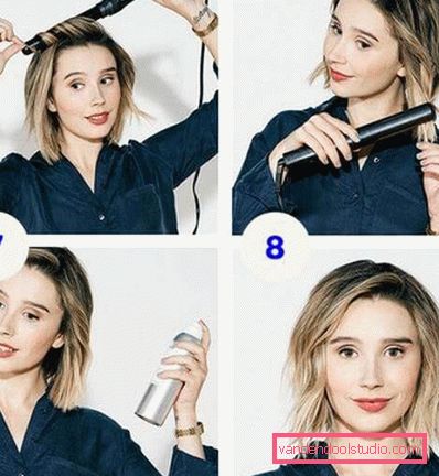 styling per capelli corti