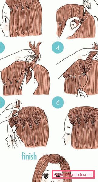 styling per capelli corti