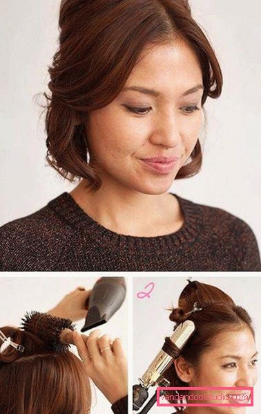 styling per capelli corti