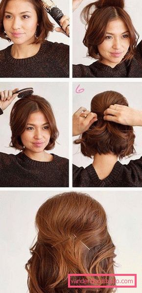 styling per capelli corti