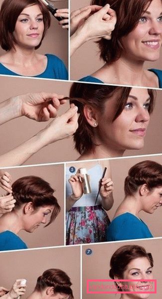 styling per capelli corti