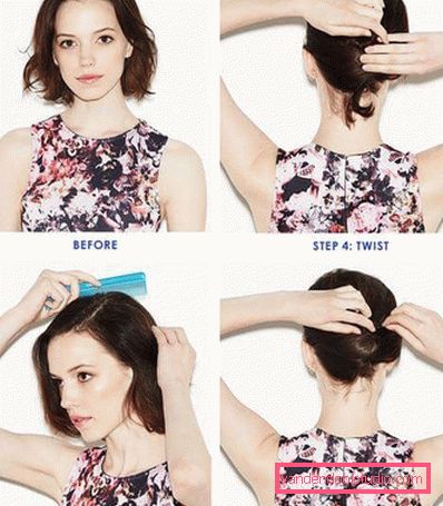 styling per capelli corti
