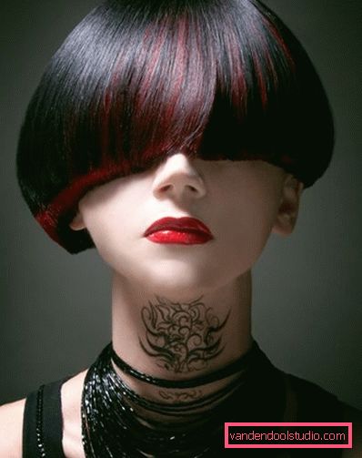 Cappello da donna taglio di capelli asimmetrico